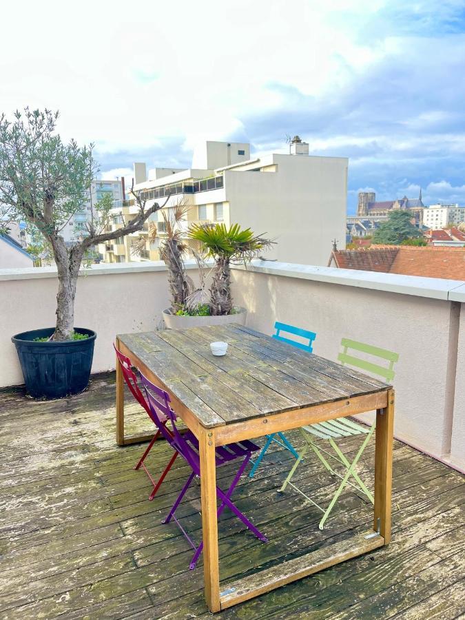 Lagrive - Avec Vue Panoramique Apartment Reims Exterior photo